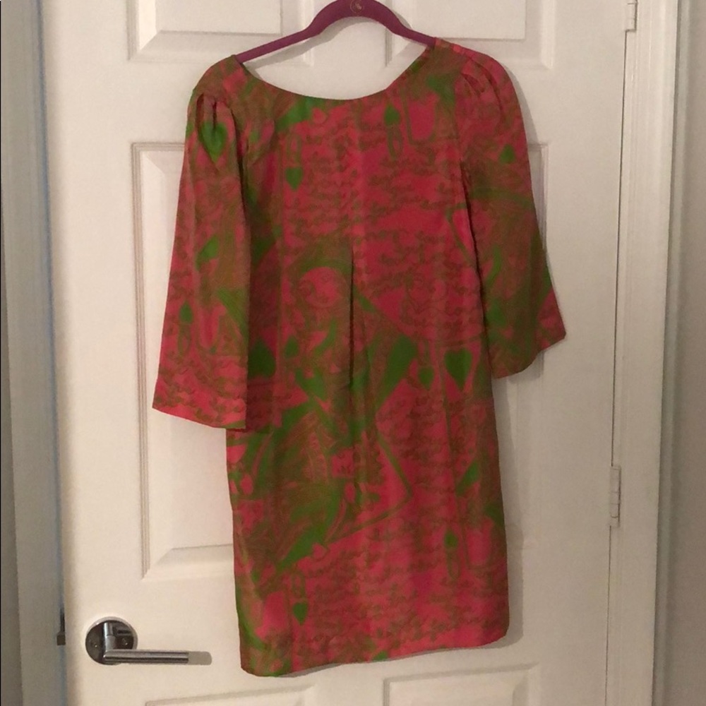 Lilly Pulitzer shift dress.